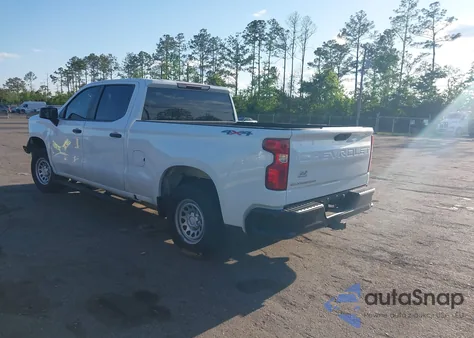 2021 Chevrolet Silverado 1500 из США, поврежденный, VIN 1GCPYAEH5MZ142793